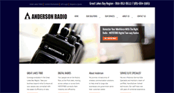 Desktop Screenshot of andersonradio.com